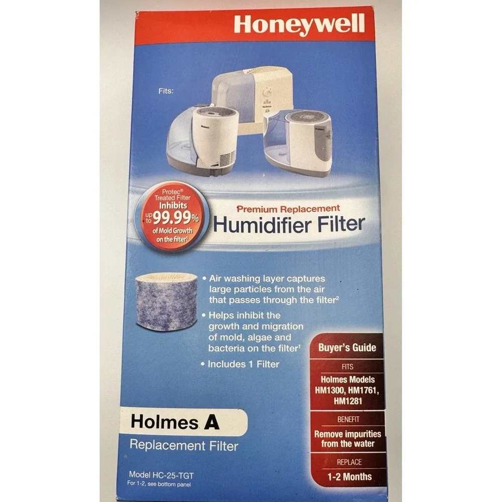 Honeywell Holmes A Humidifier Filter HC-25-TGT Replacement Antimicrobial
